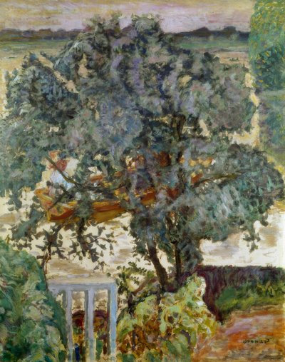 Strom u řeky od Pierre Bonnard