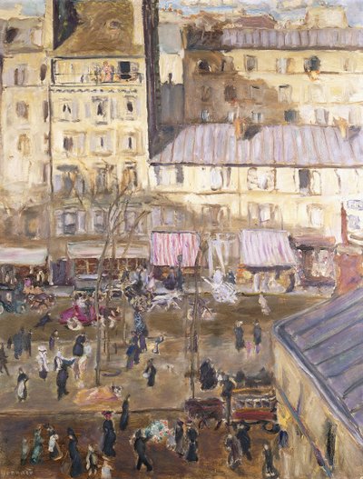 The Exterior Boulevard: Boulevard de Clichy a Corner of Rue de Douai, kolem roku 1904 (olej na plátně) od Pierre Bonnard