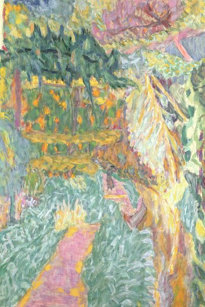Zahrada v Le Cannet od Pierre Bonnard