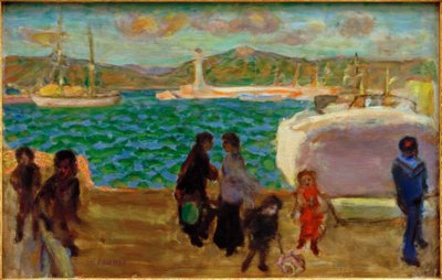 Mlžný záliv (mistrální nebe) od Pierre Bonnard
