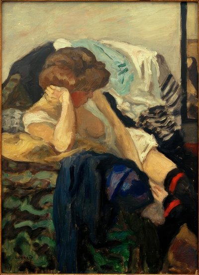 Červené podvazky od Pierre Bonnard