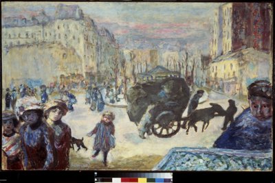 Ráno v Paříži (Ráno v Paříži). Obraz Pierra Bonnarda (1867-1947) od Pierre Bonnard