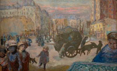 Ranní Paříž od Pierre Bonnard