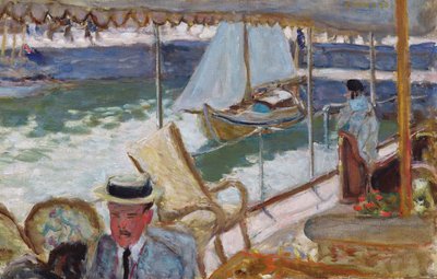 Na jachtě, 1912 od Pierre Bonnard