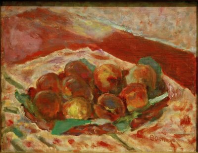 Košík broskví od Pierre Bonnard
