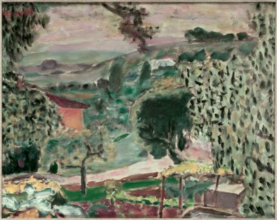 Cannet krajina od Pierre Bonnard