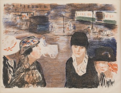 Místo Clichy od Pierre Bonnard