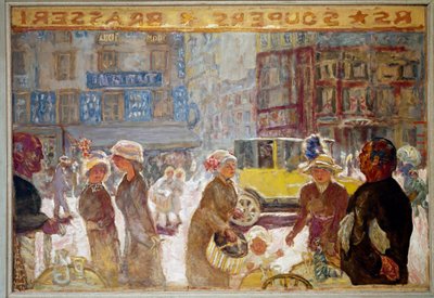 Place de Clichy (olej na plátně) od Pierre Bonnard