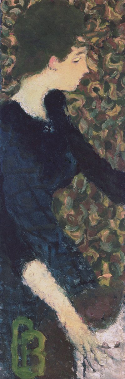 Portrét Berthe Schaedlin (olej na kartonu) od Pierre Bonnard