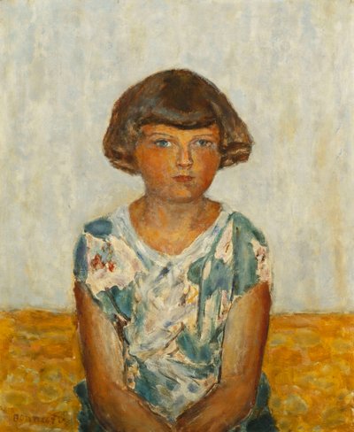 Portrét mladé dívky; Portrét mladé dívky, kolem roku 1924 (olej na plátně) od Pierre Bonnard