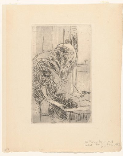 Portrét umělce Edouarda Vuillarda od Pierre Bonnard
