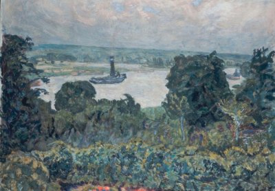 Remorkér na Seině od Pierre Bonnard