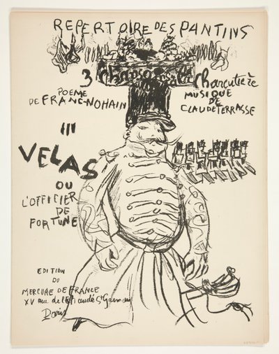 Repertoár Theatre des Pantins - šest písní od Pierre Bonnard