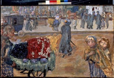 Soir a Paris (Večer v Paříži). Obraz Pierra Bonnarda (1867-1947) od Pierre Bonnard