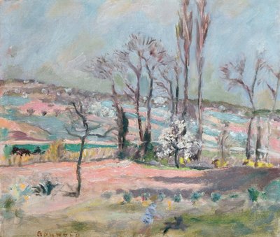 Jarní krajina od Pierre Bonnard