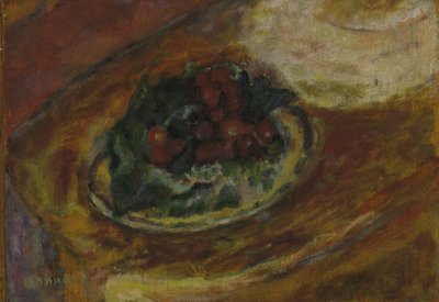 Still Life: Cherries, cca 1942 (olej na dřevěné desce) od Pierre Bonnard