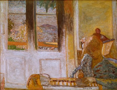 Francouzské okno (Matin a Le Cannet) Malba Pierra Bonnarda (1867-1947) 1932. Olej na plátně. Ztlumit. 86x112 cm Collection Privee od Pierre Bonnard