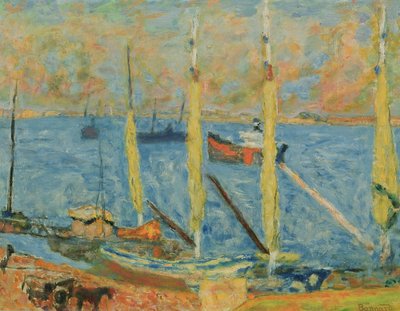 Přístav St. Tropez, 1930 od Pierre Bonnard
