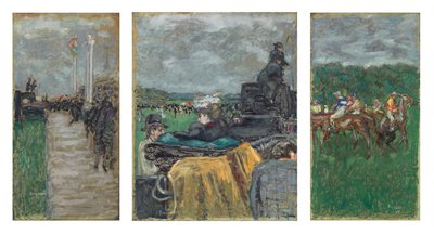 Závody v Longchamp; Les Courses v Longchamp od Pierre Bonnard