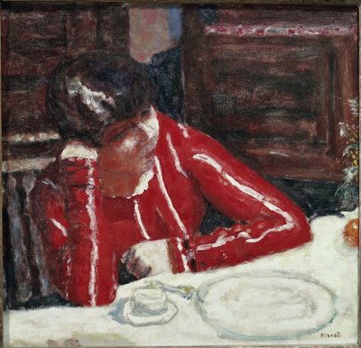 The Red Corsage (olej na plátně od Pierre Bonnard