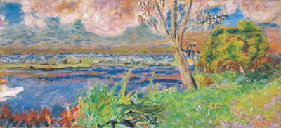 Seina ve Vernonu, kolem roku 1923 (olej na plátně) od Pierre Bonnard