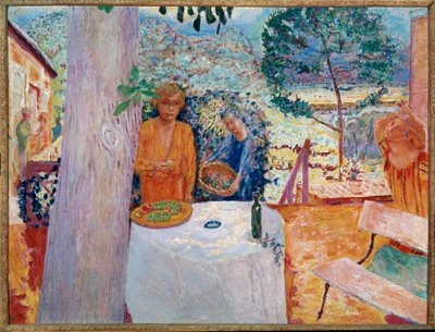 Terasa ve Vernonu (malba na plátně) od Pierre Bonnard