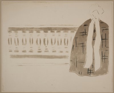 Bez názvu (žena na balkóně) od Pierre Bonnard
