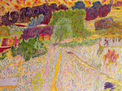Pohled z Artists Studio, Le Cannet, 1945 od Pierre Bonnard