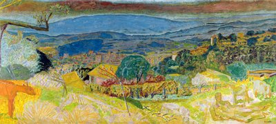 Pohled na Le Cannet, 1928 od Pierre Bonnard