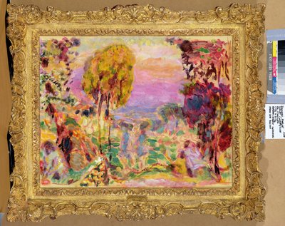 Fialový venkov od Pierre Bonnard