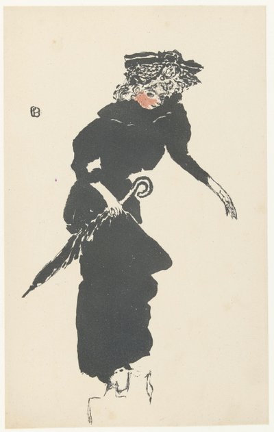 Žena s deštníkem Žena s deštníkem od Pierre Bonnard