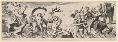 Bacchanal, 17. století. od Pierre Brebiette