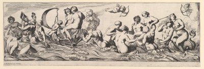 Bacchanal, 17. století. od Pierre Brebiette