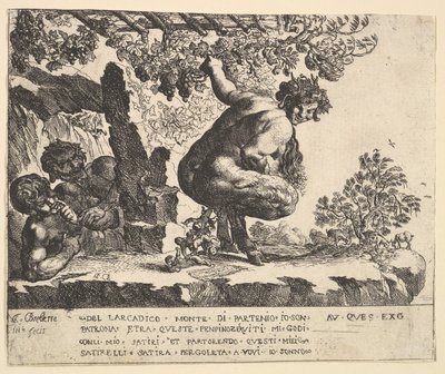 Narození Satyrů, 1610-42. od Pierre Brebiette