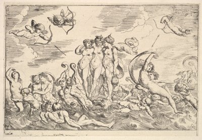 Triumf Galatea, 1610-42. od Pierre Brebiette