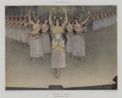 Samson a Dalila od Pierre Carrier-Belleuse