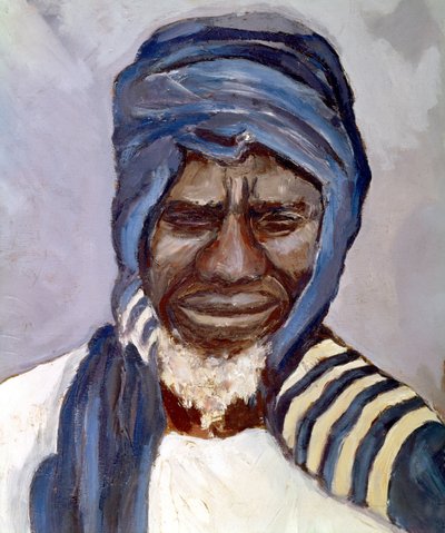 Portrét Samory Toure, cca 1870-1890 (malba) od Pierre Castagnez
