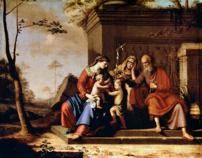 Svatá rodina, 1655 od Pierre Cauchy
