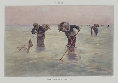 Rybářky krevet od Pierre Celestin Billet