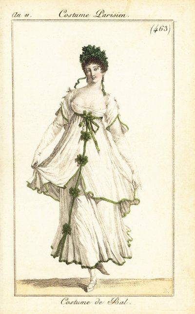 Žena tančí na plese, Paříž od Pierre Charles Baquoy