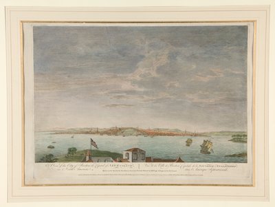 Pohled na město Boston, hlavní město Nové Anglie, v Severní Americe od Pierre Charles Canot