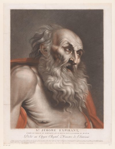 Heilige Hieronymus St. Jerome Expirant (titul na předmětu) od Pierre Charles Coqueret