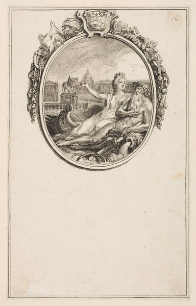 Inaugurace jezdecké sochy Ludvíka XV., 1766. od Pierre Chenu