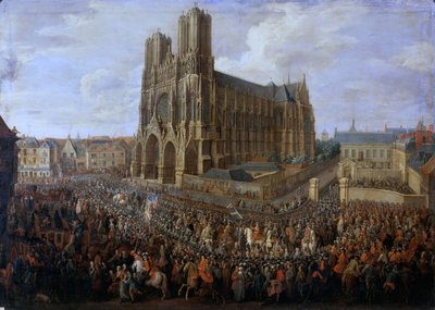 Kavalkáda Ludvíka XV po jeho korunovaci, 26. října 1722 od Pierre Denis II Martin
