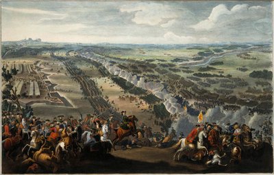 Bitva u Poltavy 27. června 1709, po roce 1724. od Pierre Denis II Martin