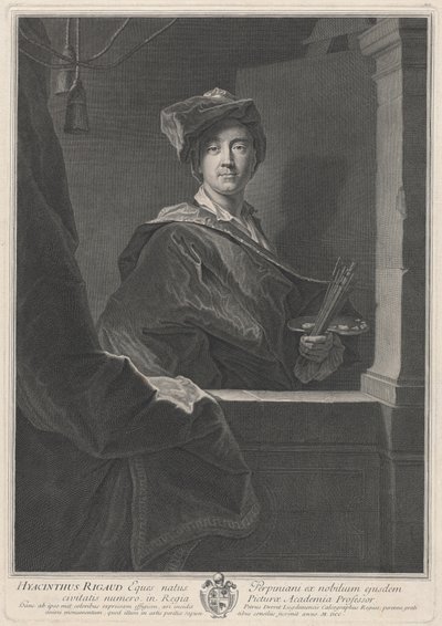 Hyacinthe Rigaud od Pierre Drevet, after Hyacinthe Rigaud