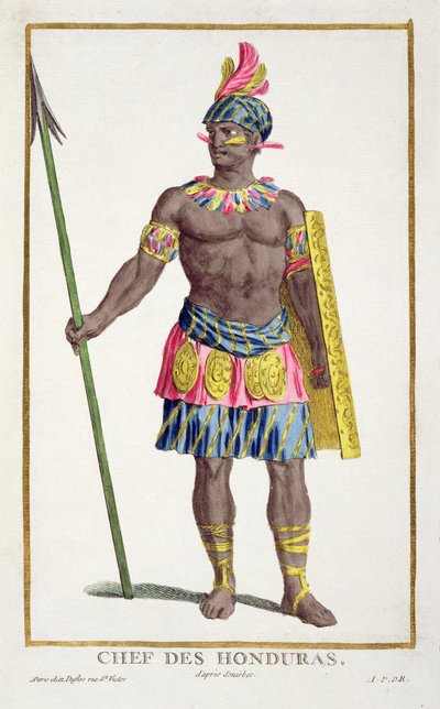 Náčelník Hondurasu, 1780 od Pierre Duflos