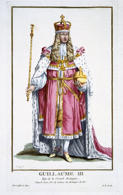 William III (1650-1702) z Orange, 1780 od Pierre Duflos