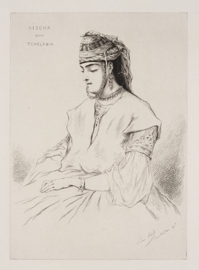 Aischa Bent Tchelabia od Pierre Edmond Alexandre Hedouin