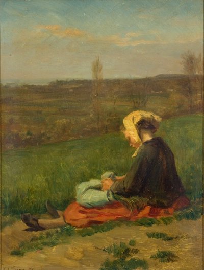 „Dítě na poli“, 1871 od Pierre Edouard Frere